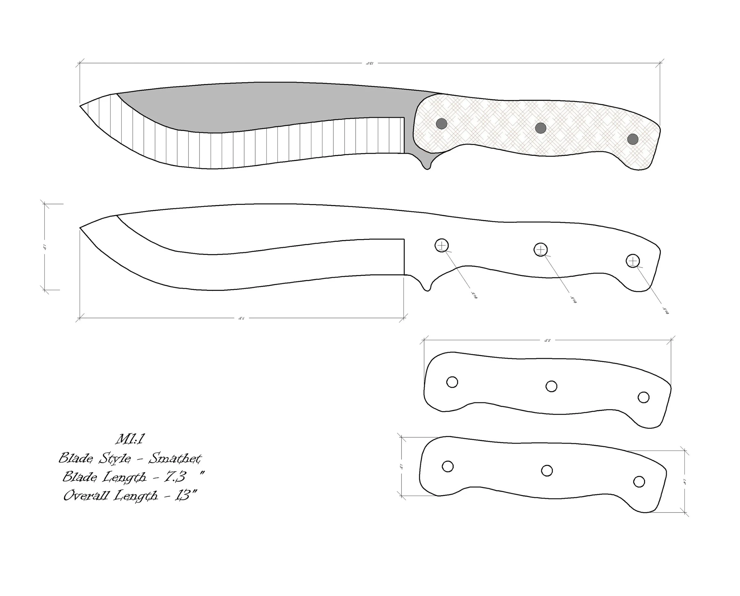 Knife Drawing knife Sketch knife Templates Printable custom Knife Knife Plans Knife Design knife Shape Etsy Ireland