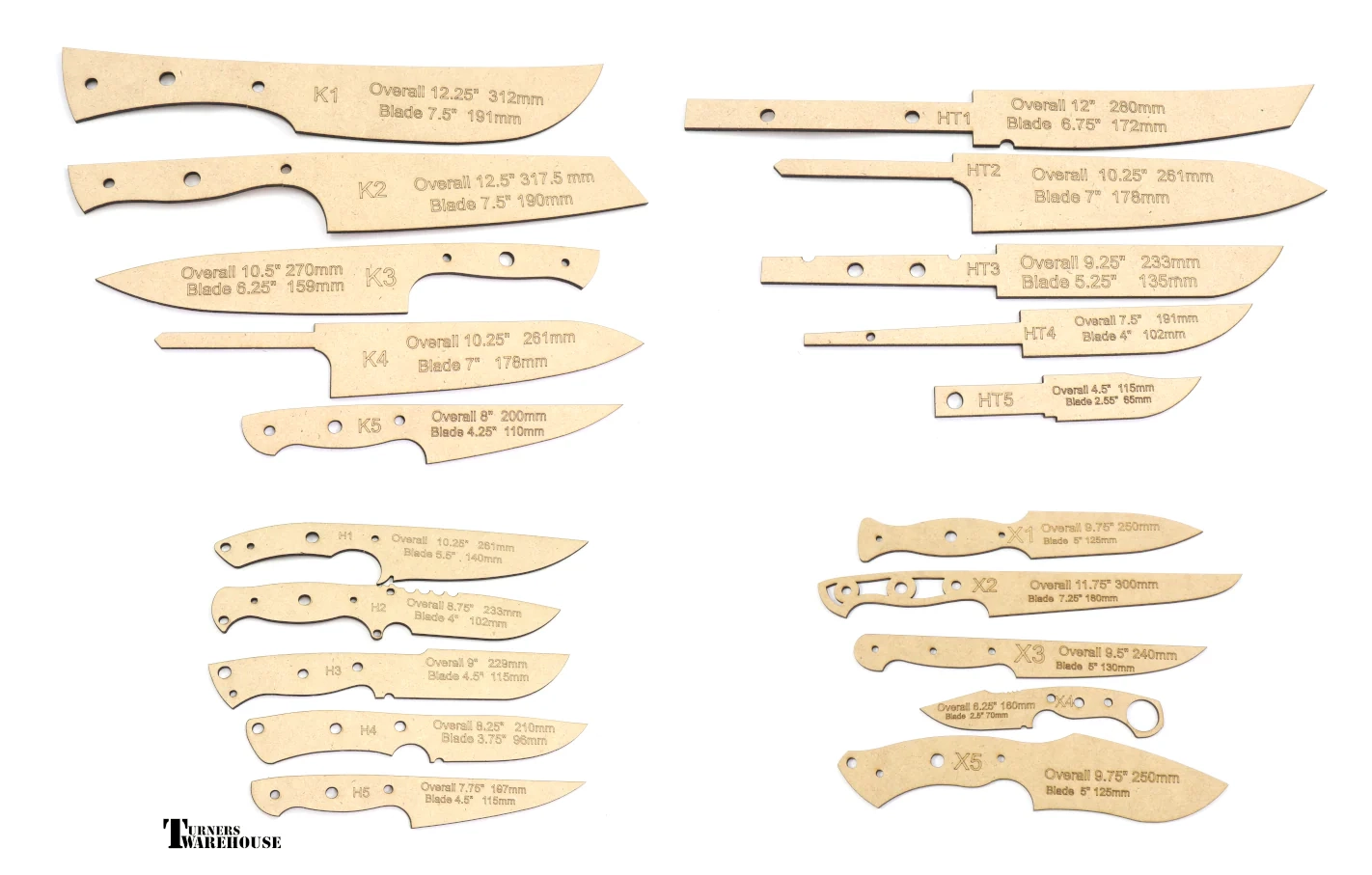 Printable Knife Templates Pdf Free Download