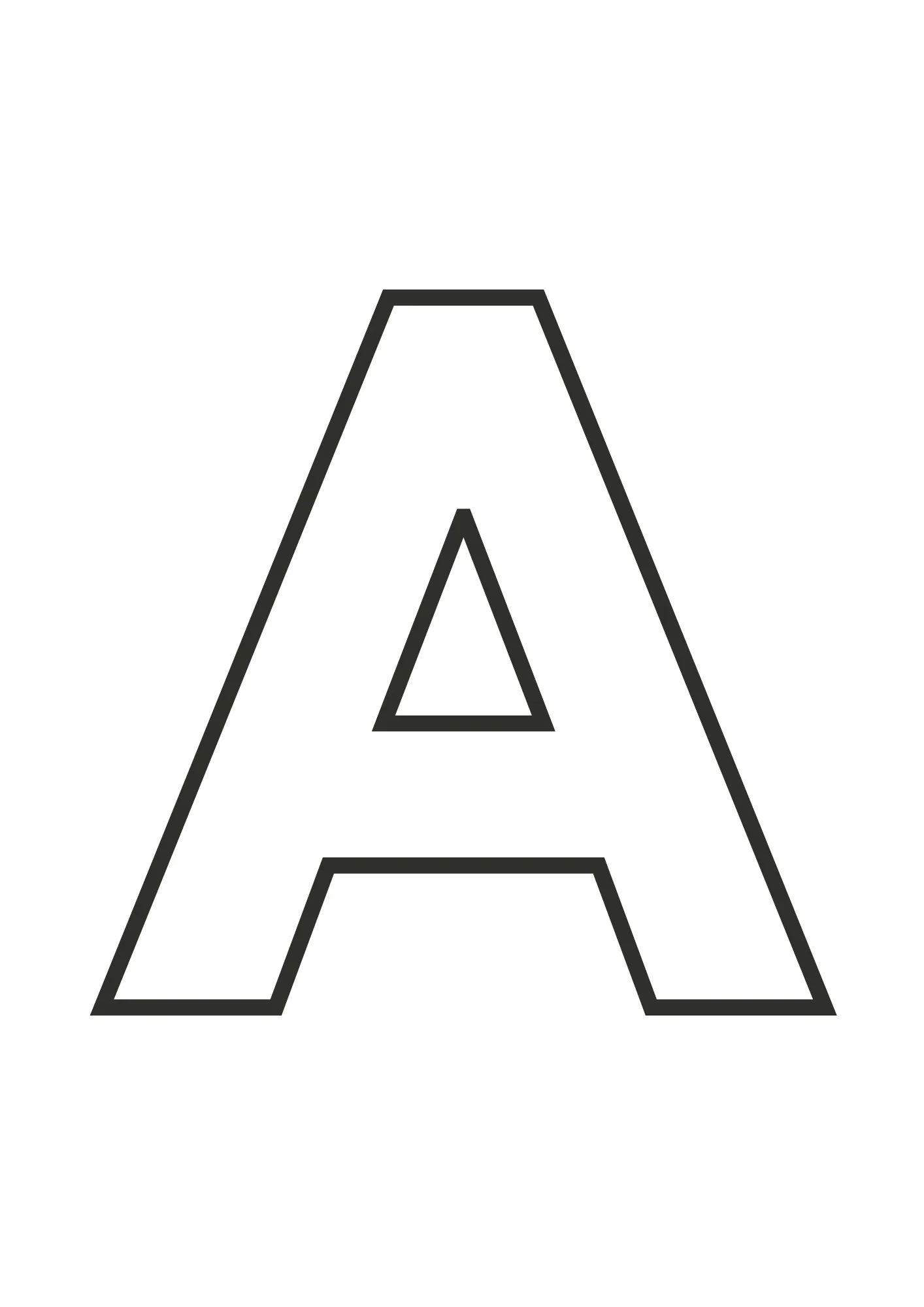 Printable Block Letters Template