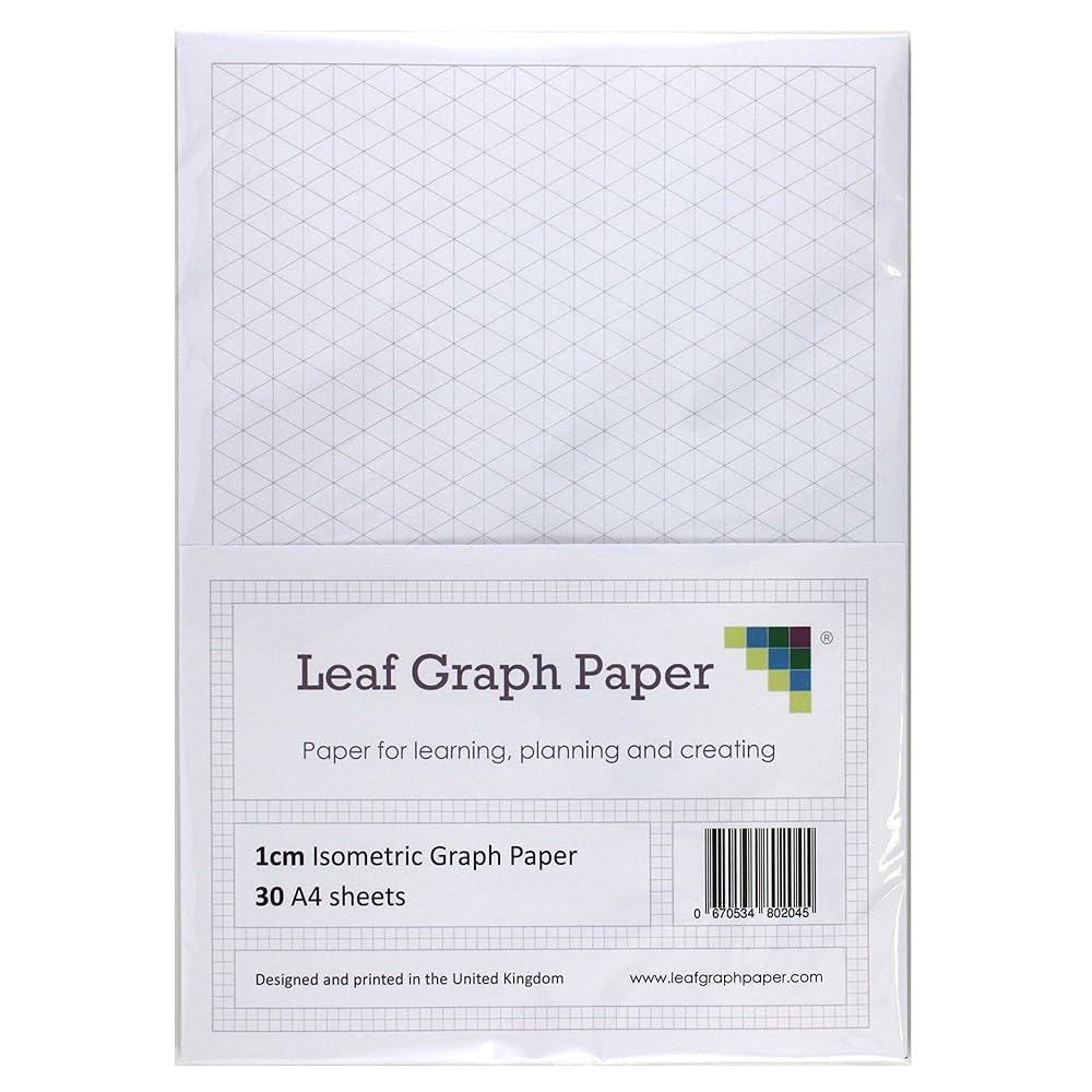 Leaf Graph Paper Isometrisches Milimeterpapier DIN A4 10 Mm 1 
