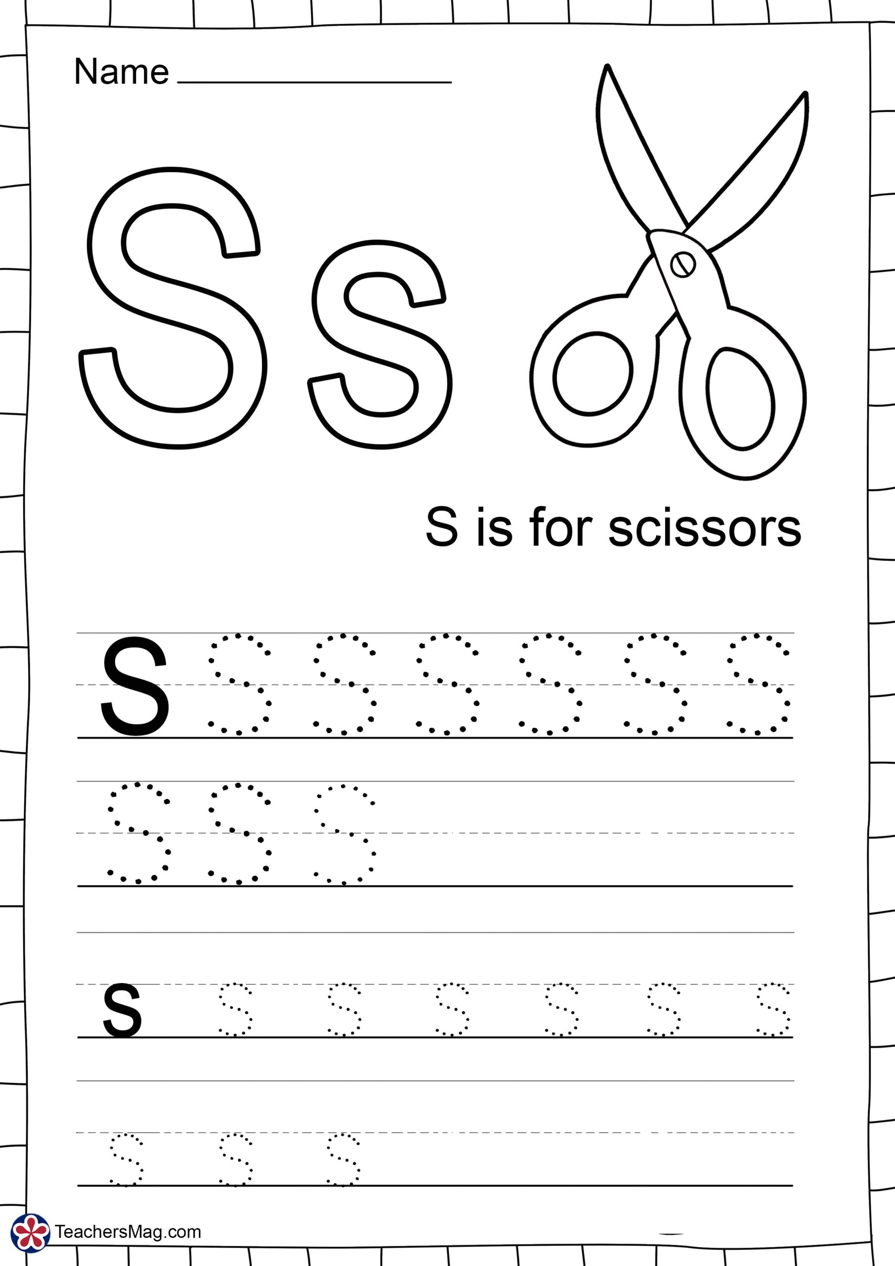Letter S Worksheets Free Printables
