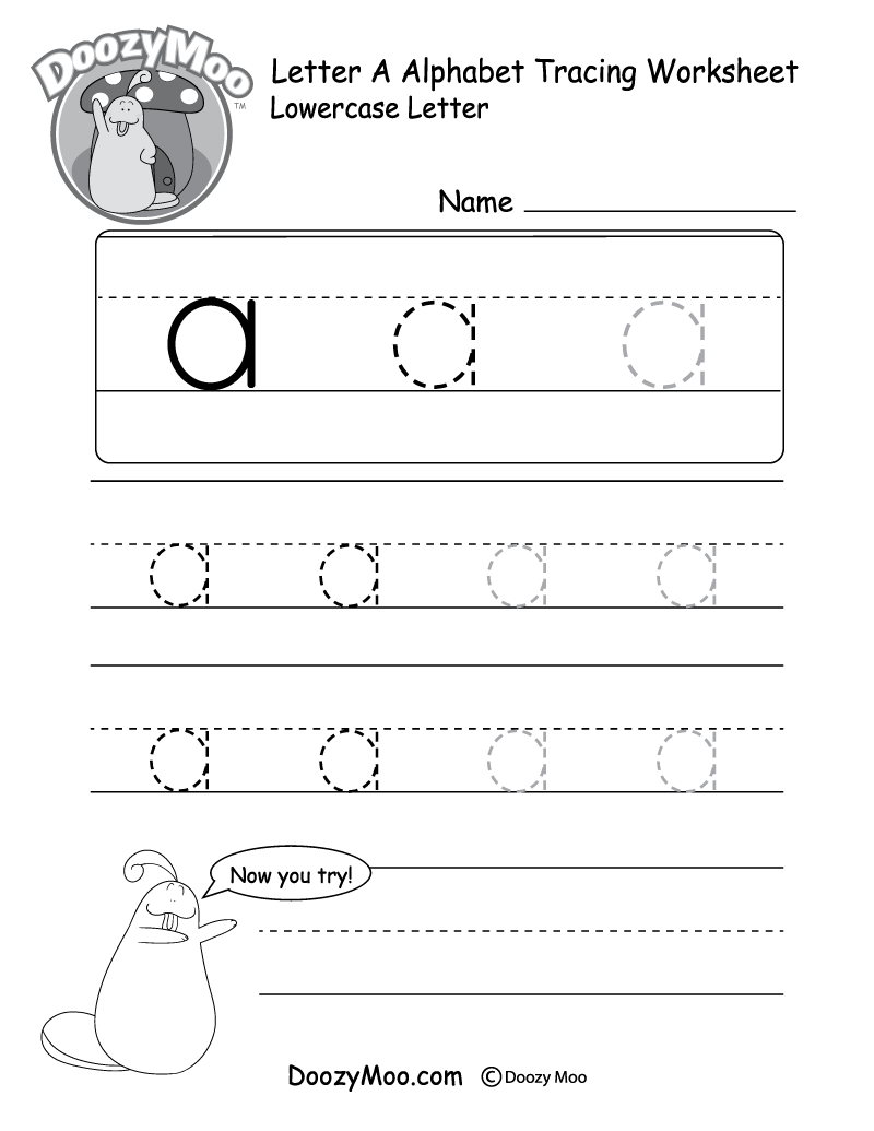 Printable Alphabet Tracing Worksheets