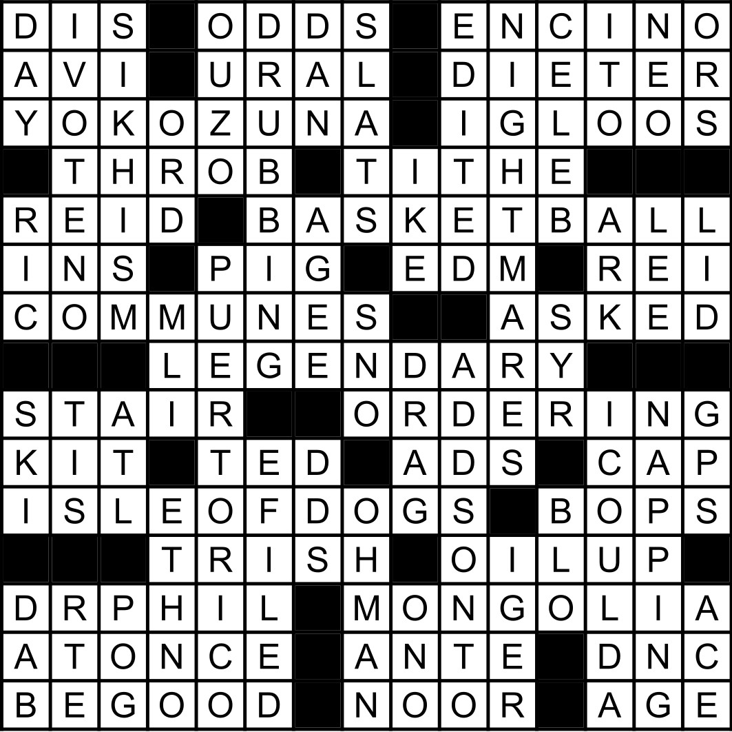 Printable Crossword Puzzles June 2025