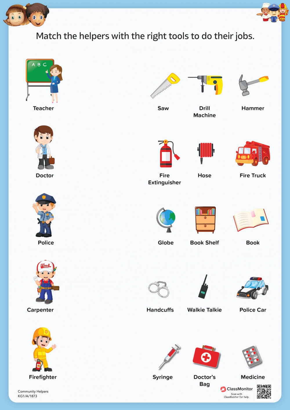 Community Helpers Worksheets Free Printable