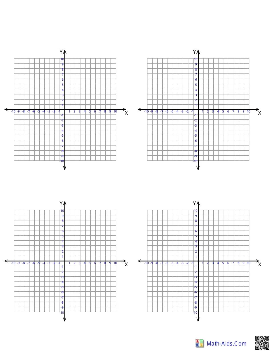 Math Aids Graph Paper Printable
