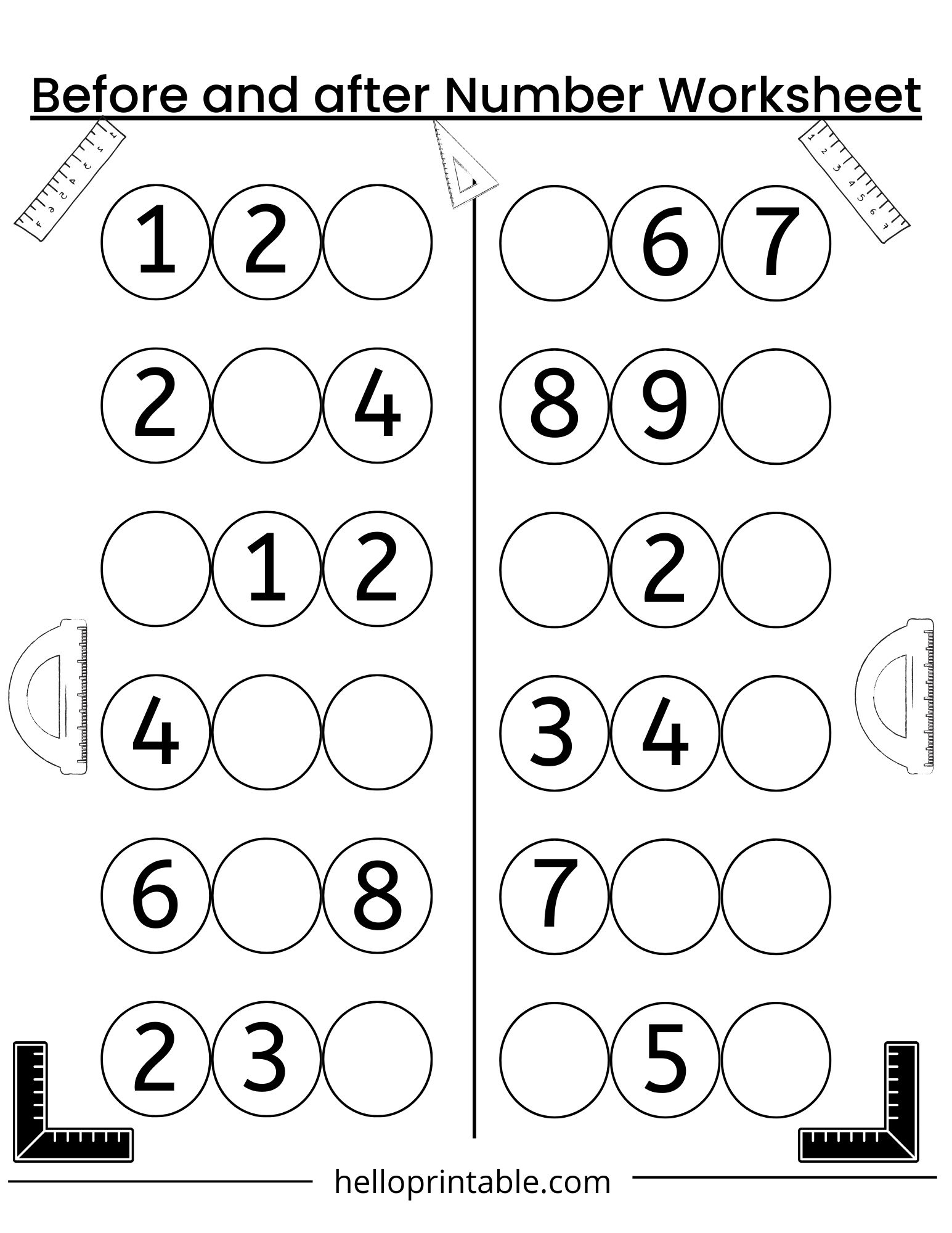 Printables Math Worksheets For Kindergarten