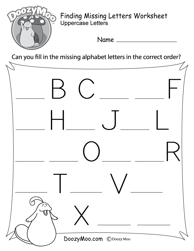 Free Alphabet Printables Worksheets