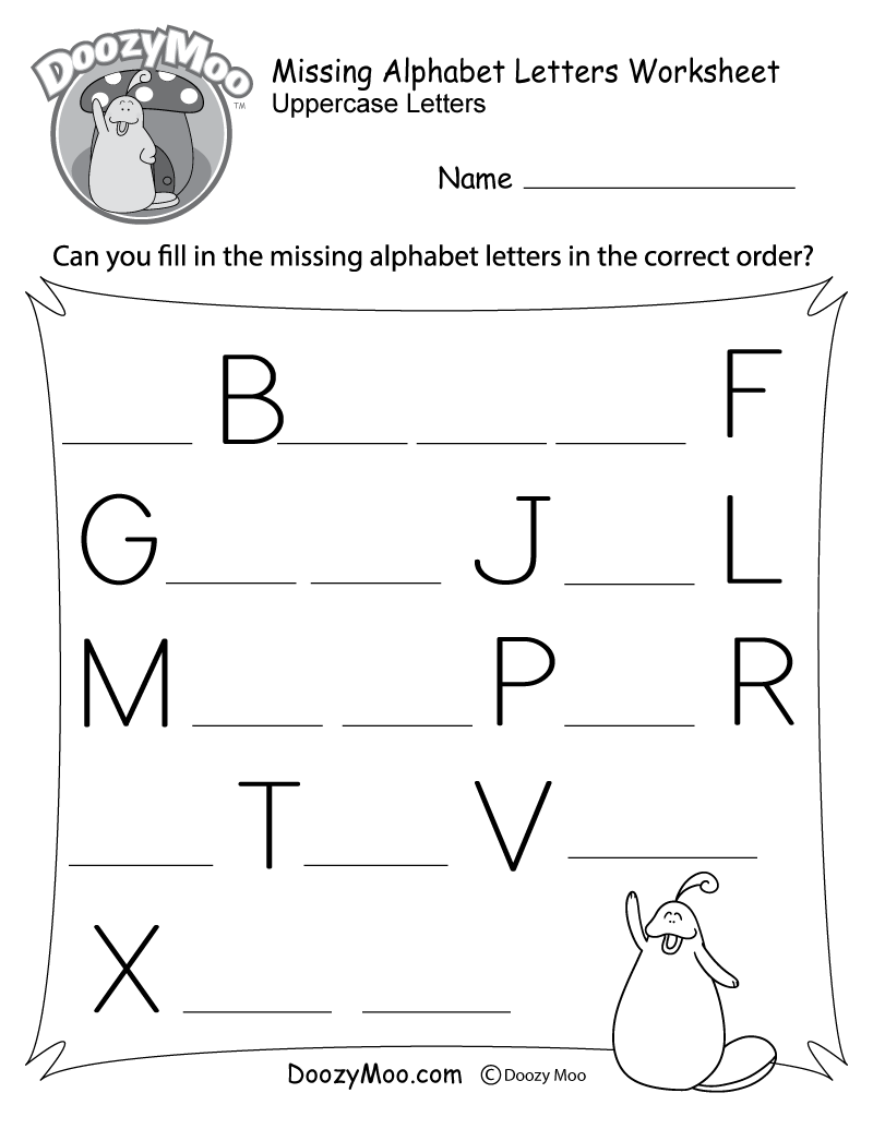 Free Abc Printable Worksheets