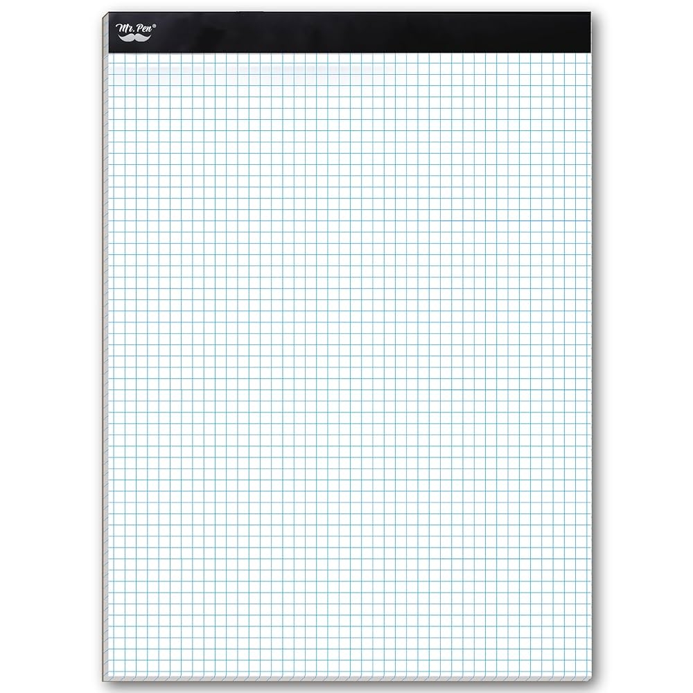 Mr Pen Graph Paper 11 x 8 5 55 Sheet Grid Paper Amazon de 