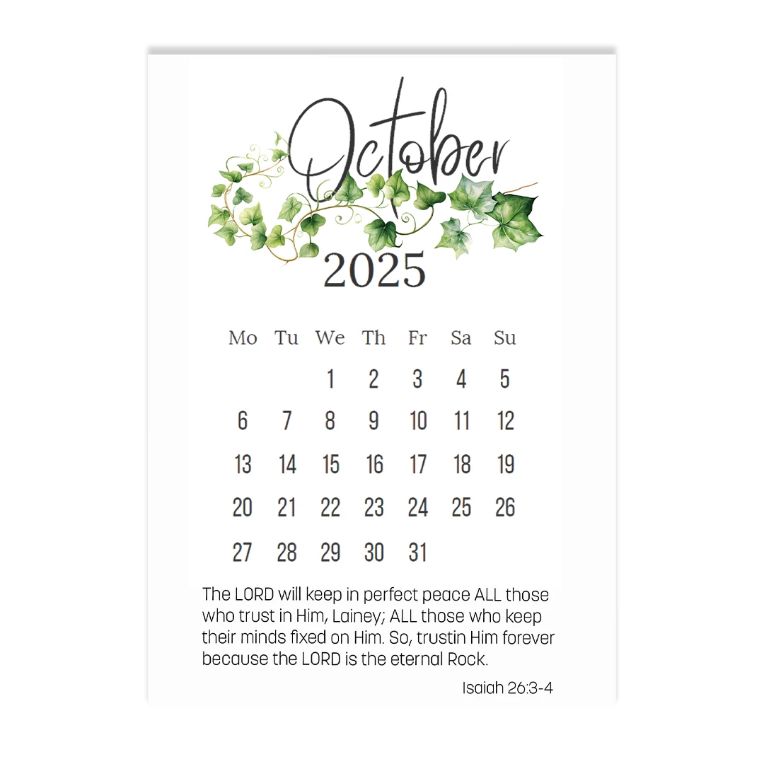 October 2025 Calendar Blank