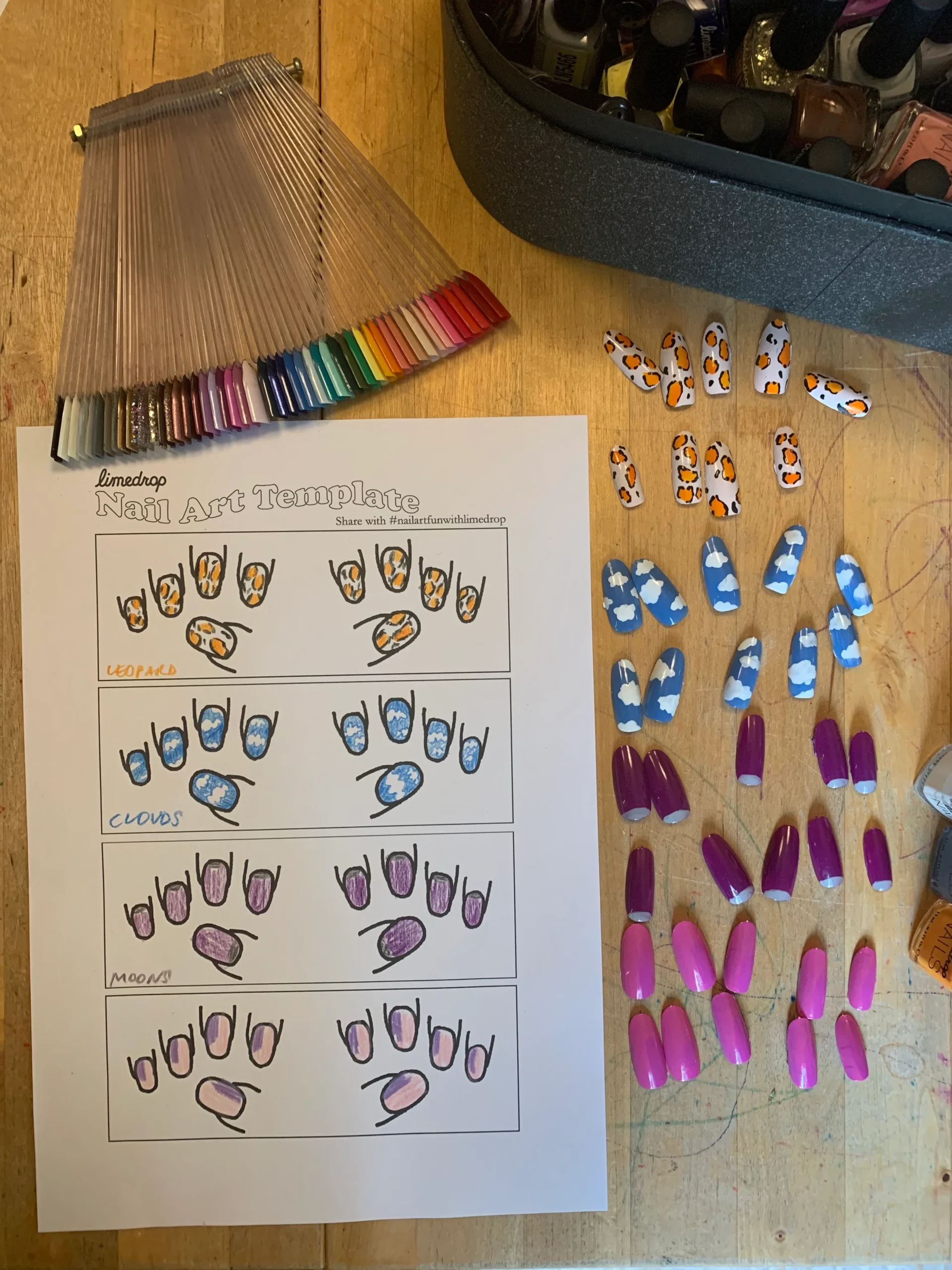 Paper Nail Designs Printable