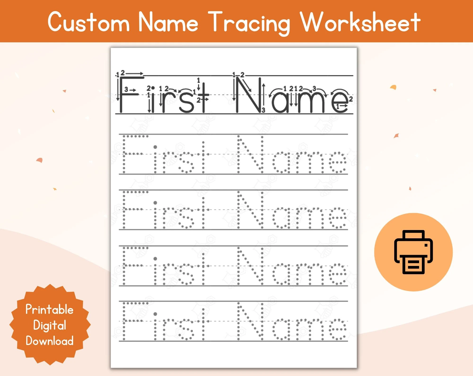 Printable Name Worksheets