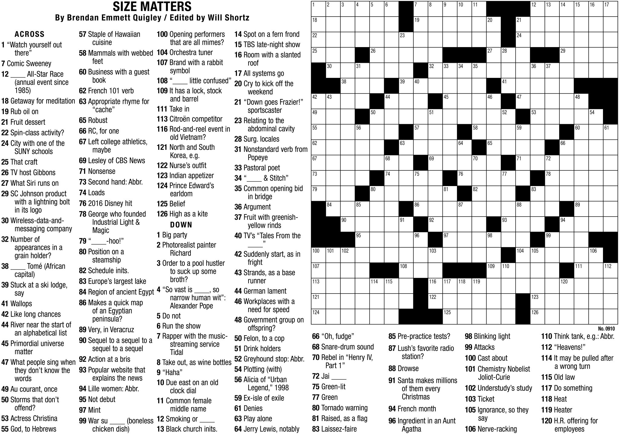 Printable Crossword Puzzles Nytimes