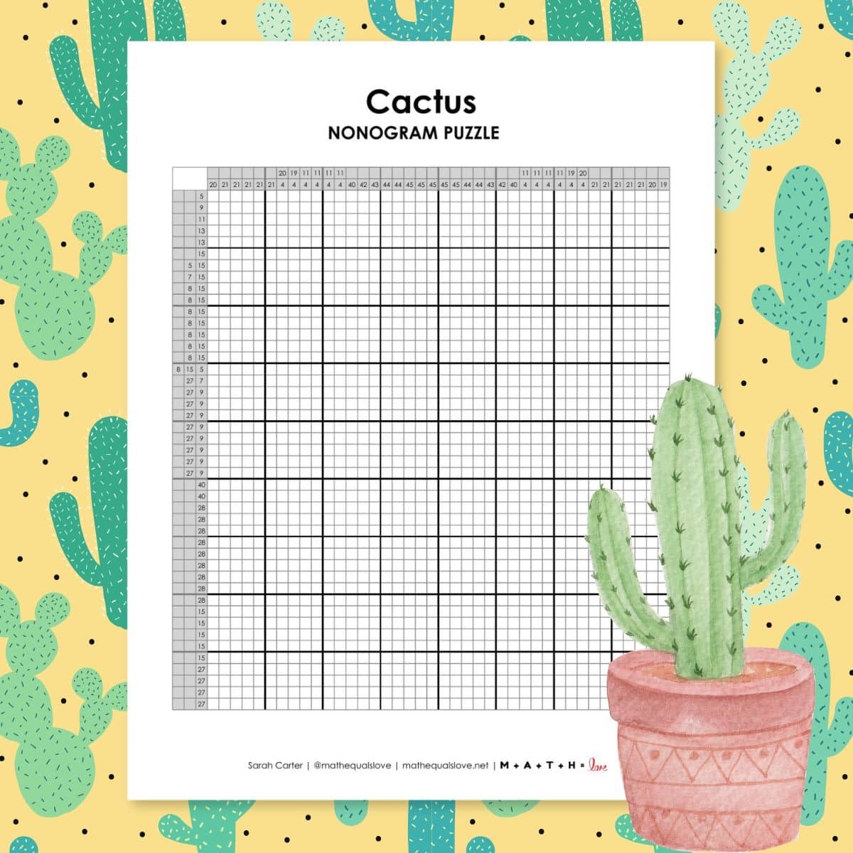 Printable Nonogram Puzzles