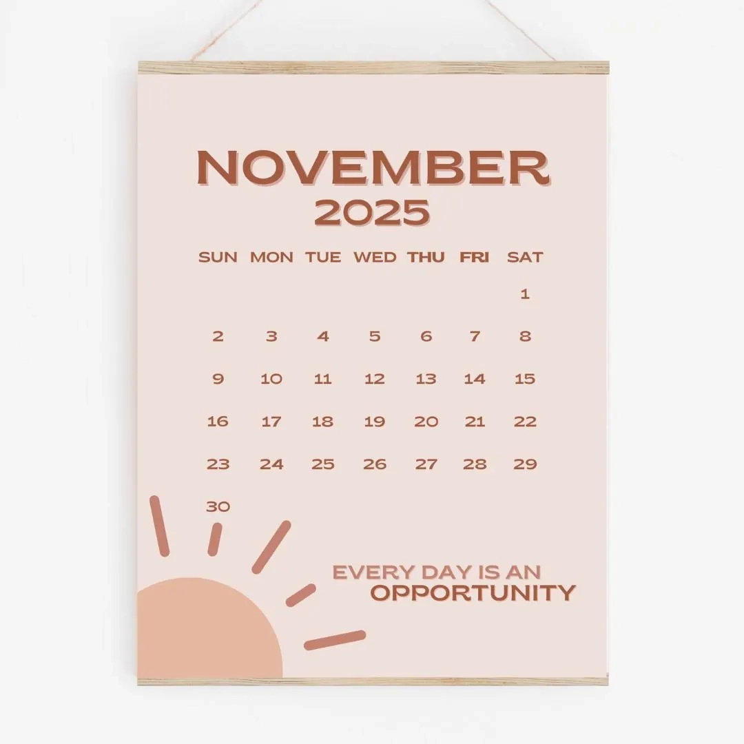 November 2025 Calendar Page