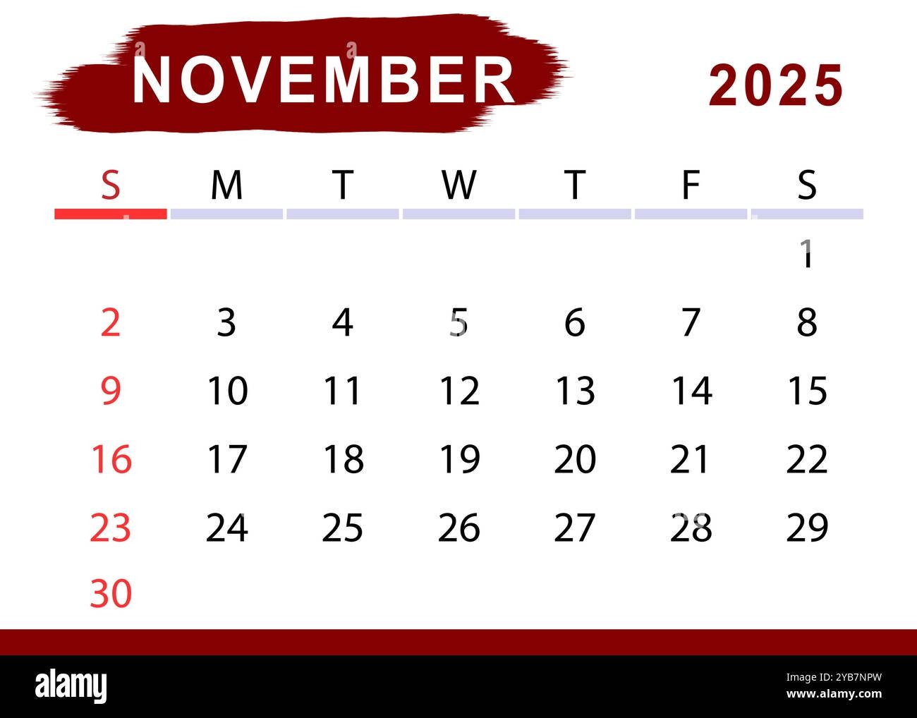 November 2025 Calendar