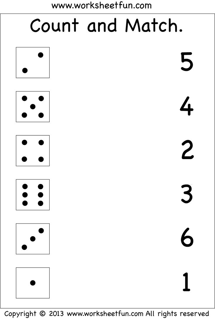 Free Printable Number Worksheets For Preschoolers