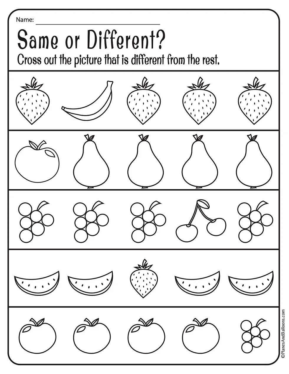Printable Prek Worksheets