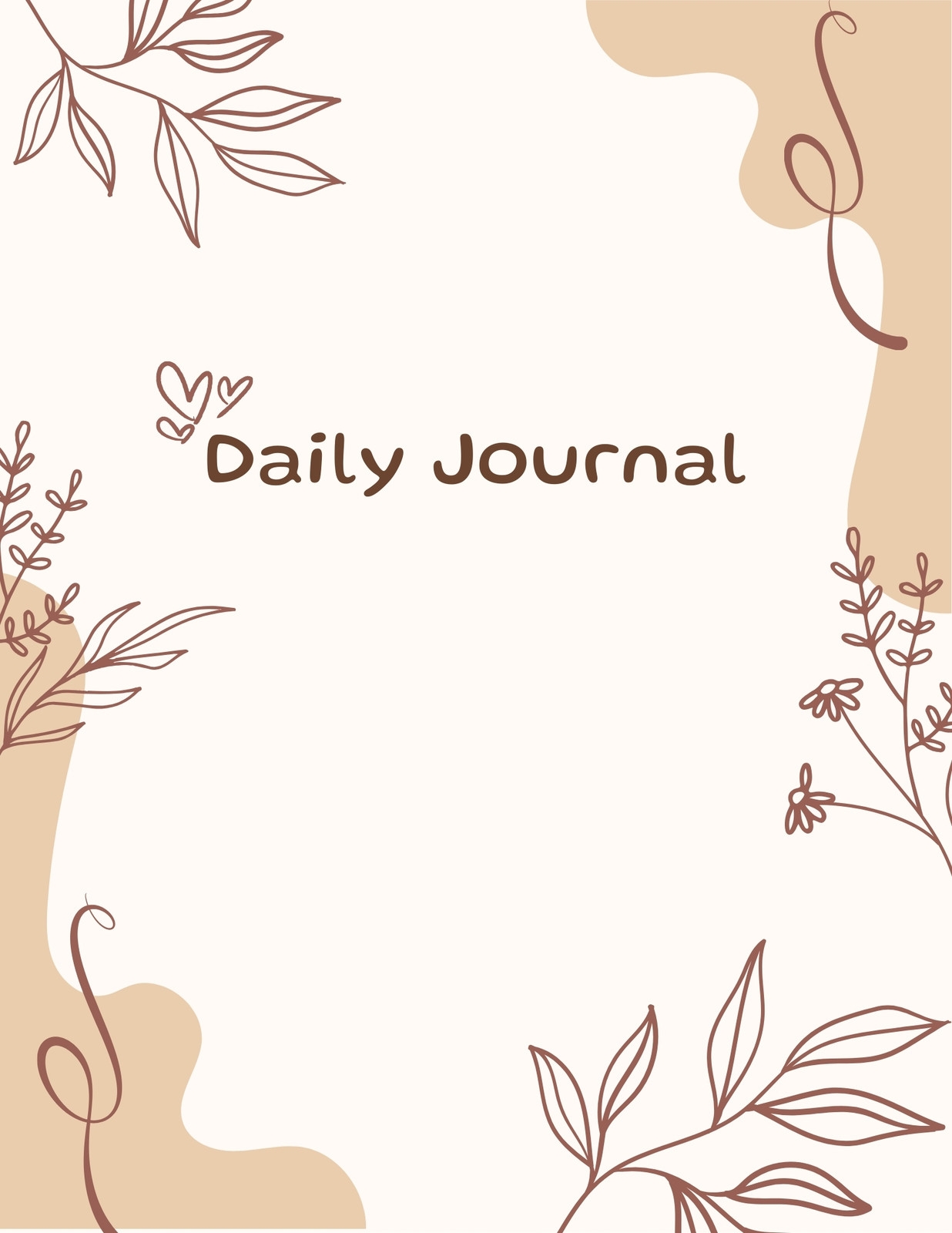 Page 2 Free Editable And Printable Journal Templates Canva
