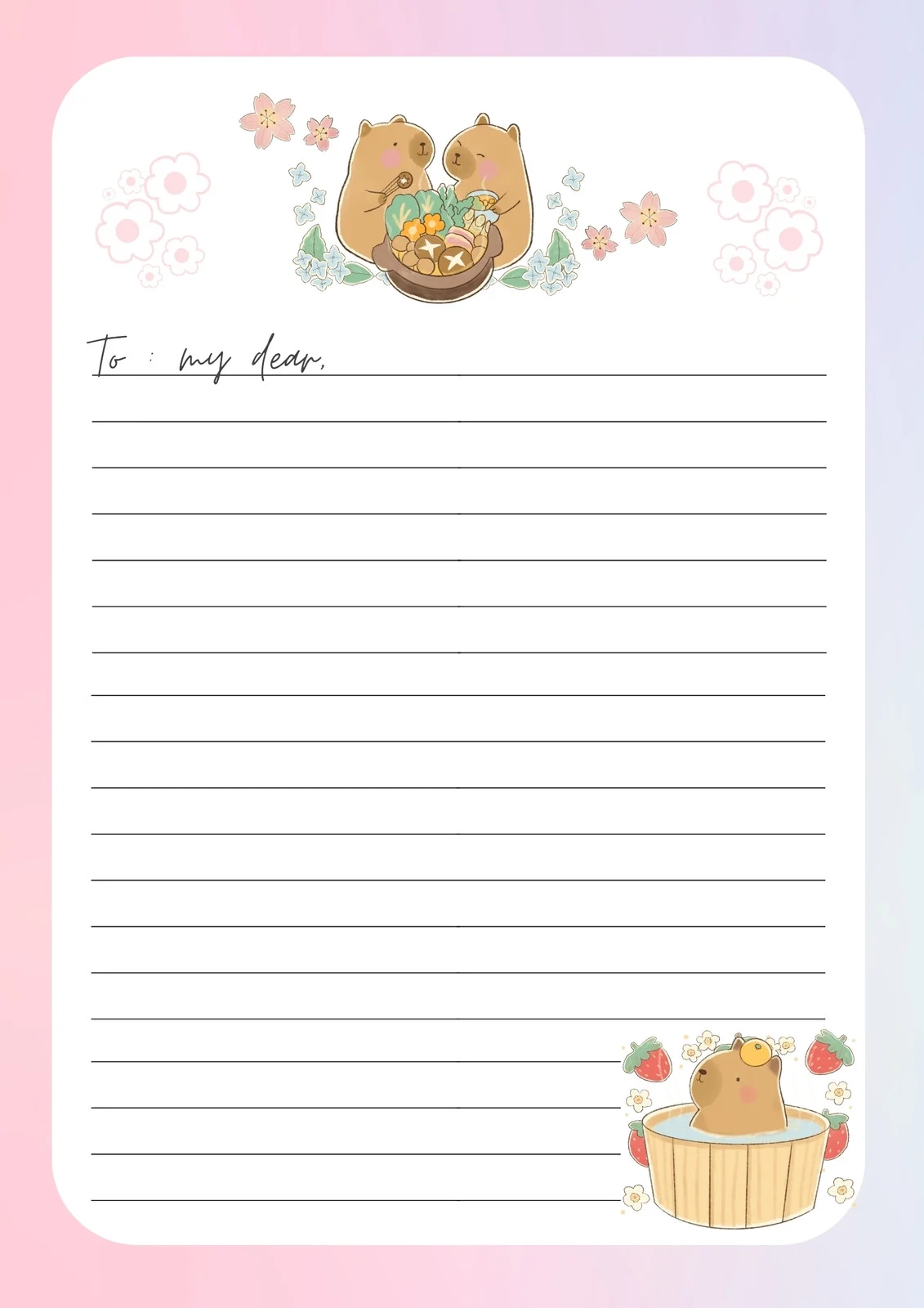 Printable Letters With Design Templates