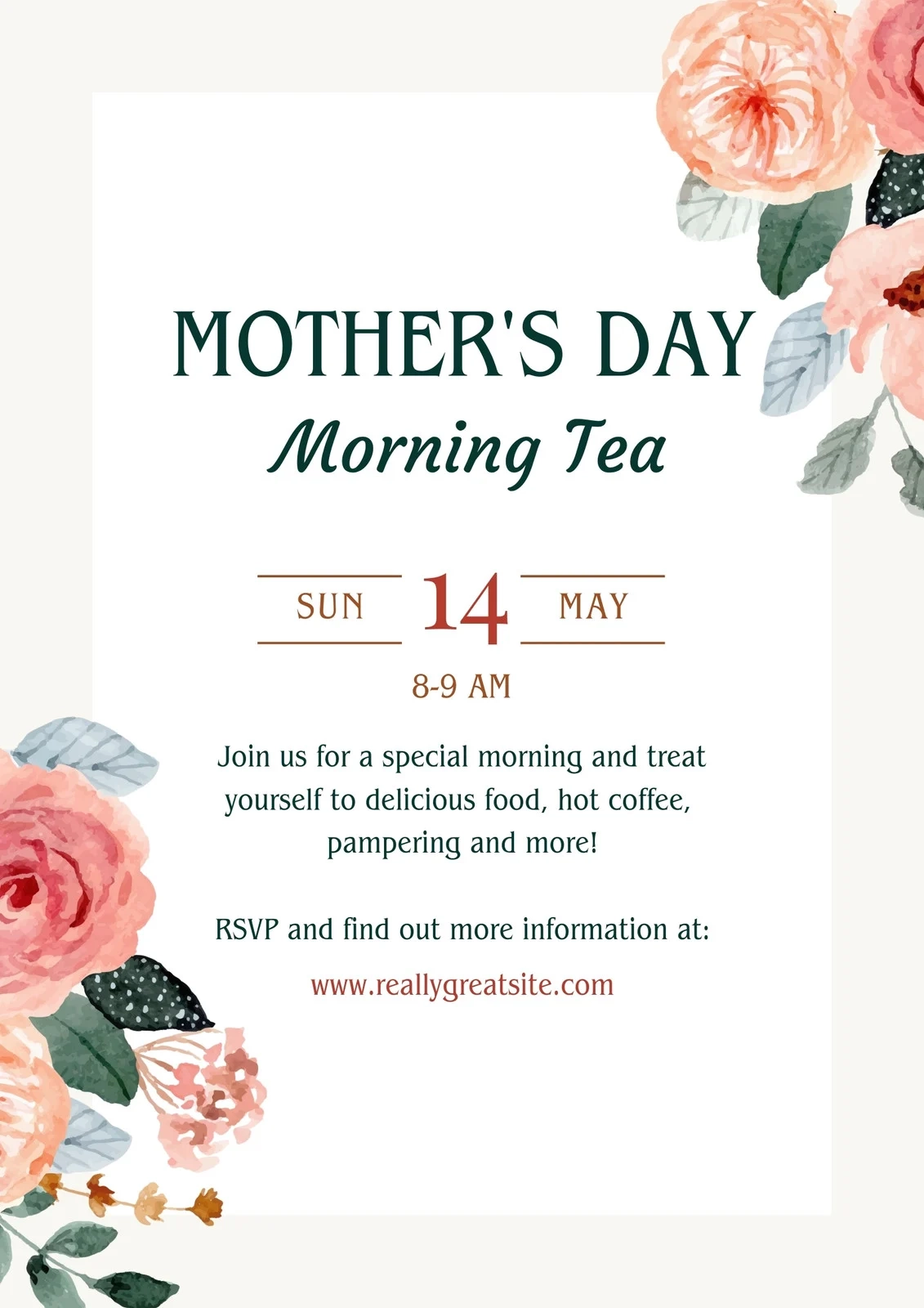 Page 3 Free And Customizable Mothers Day Templates