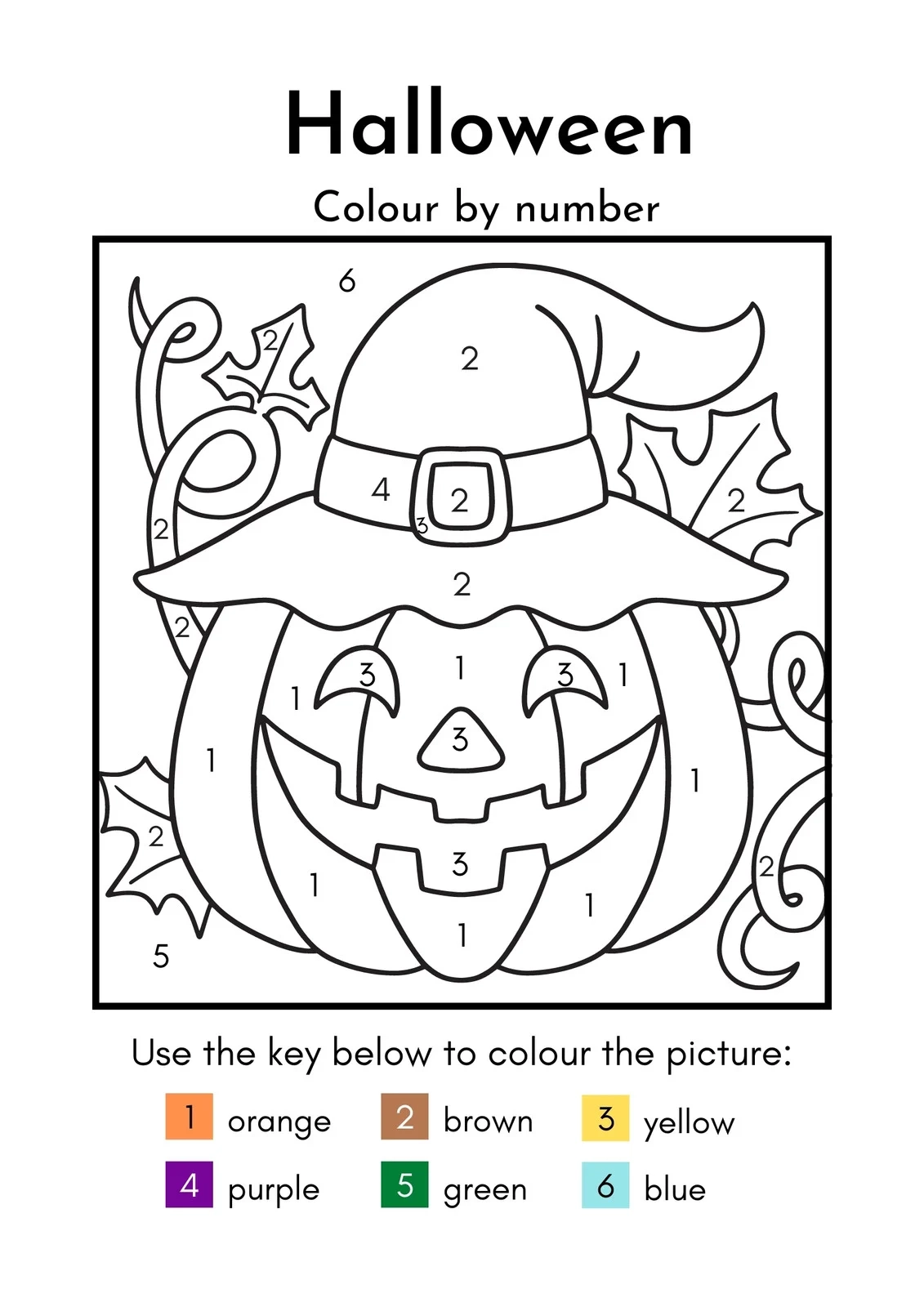 Halloween Worksheets Printables