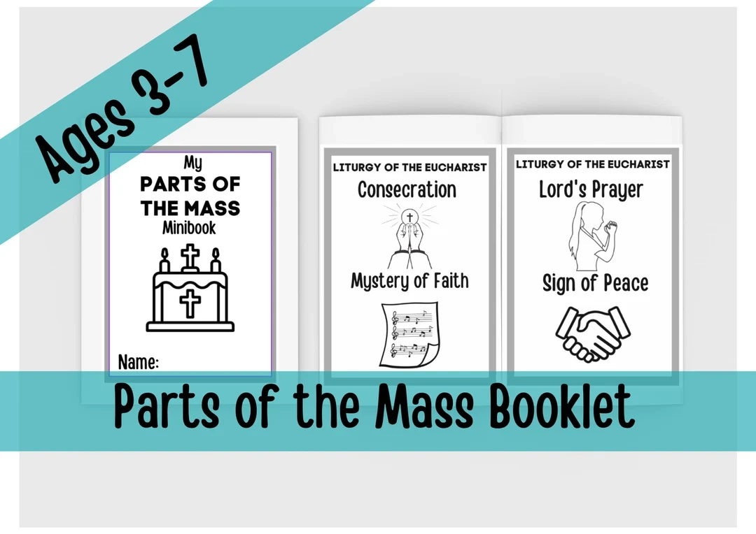 Printable Parts Of The Catholic Mass Worksheet
