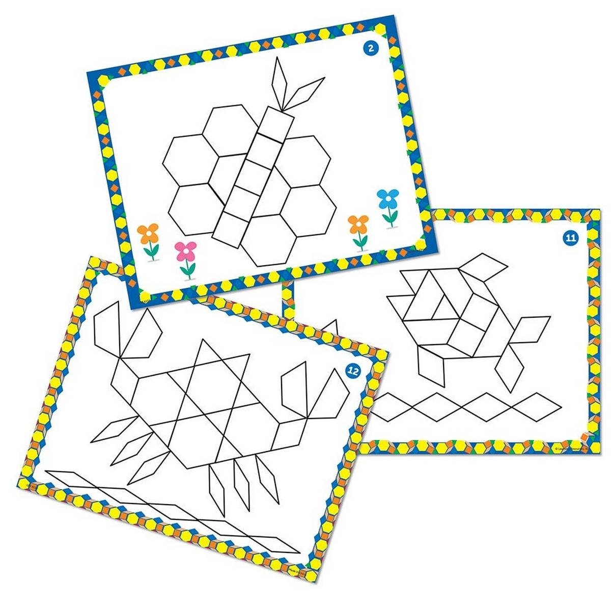 Pattern Blocks Design Cards ABC School Supplies