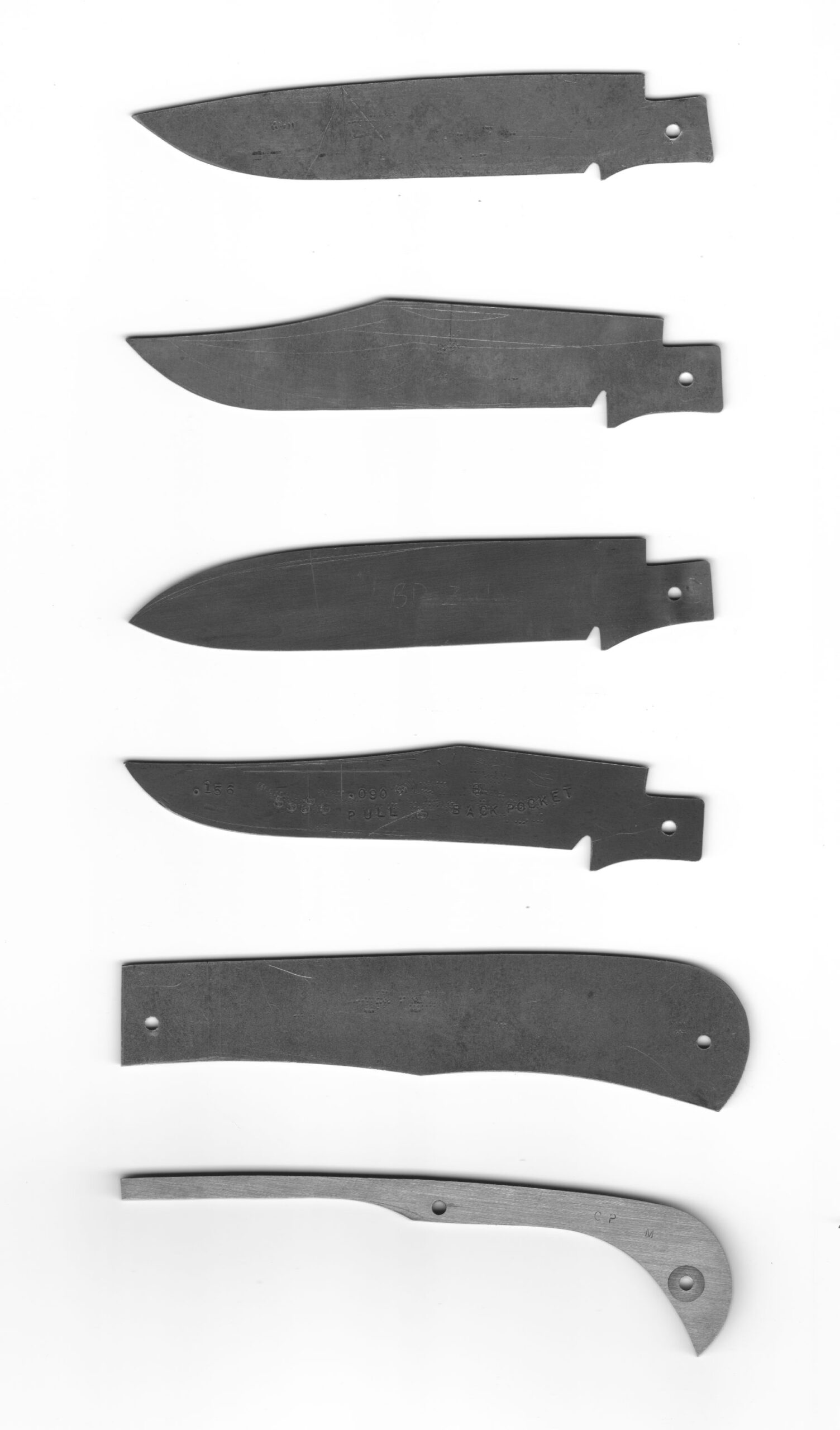 Printable Flipper Knives Designs