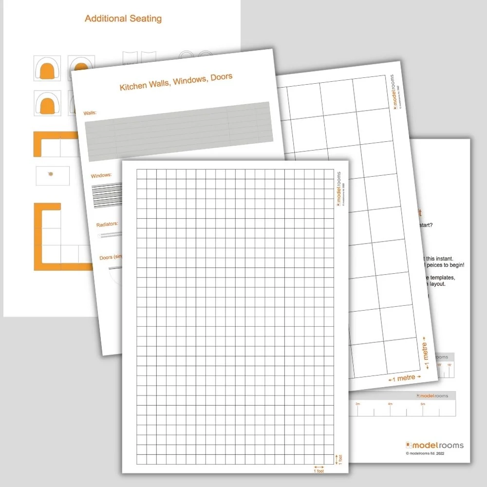 Printable Kitchen Cabinet Templates