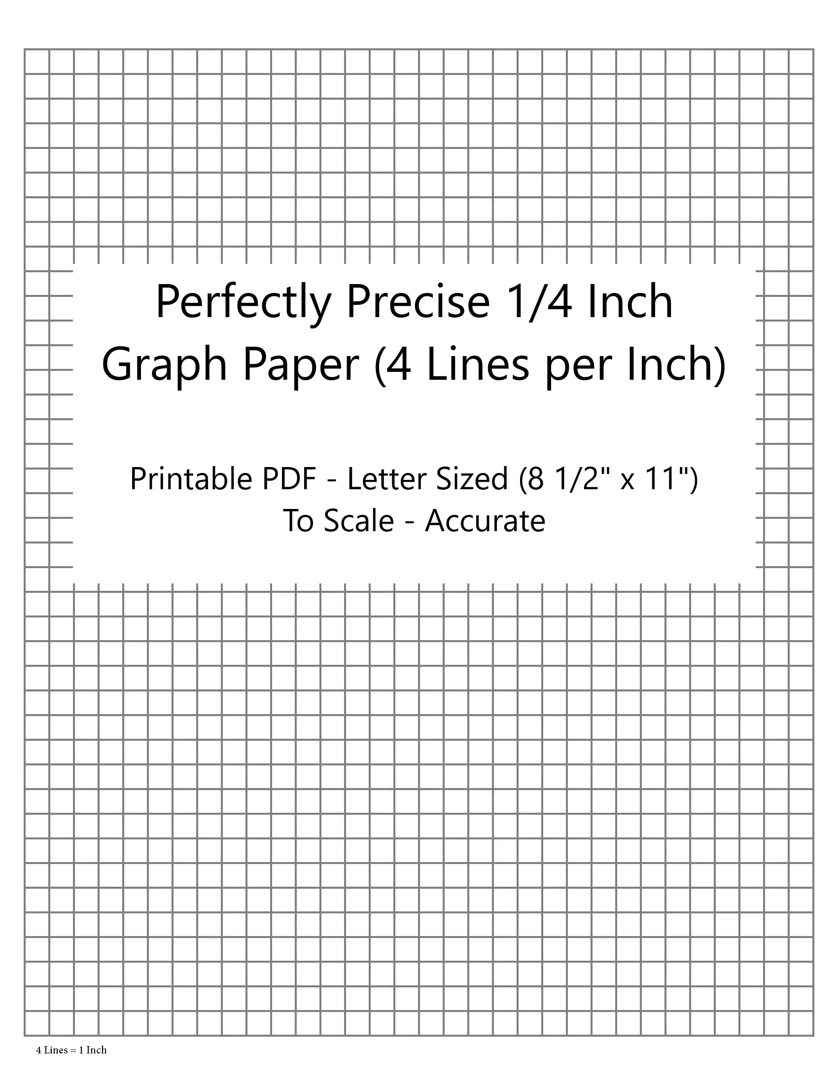 Graph Paper 1/2 Inch Printable