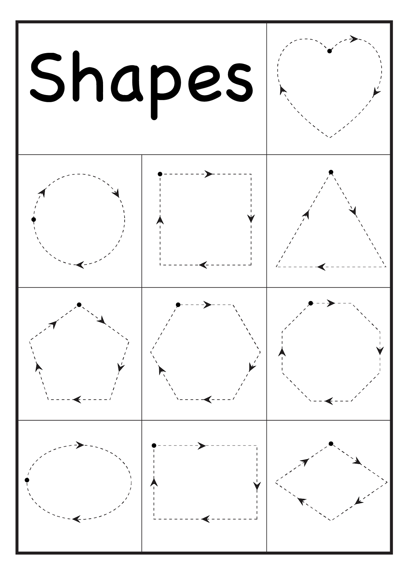 Free Printable Worksheets For 2-3 Year Olds