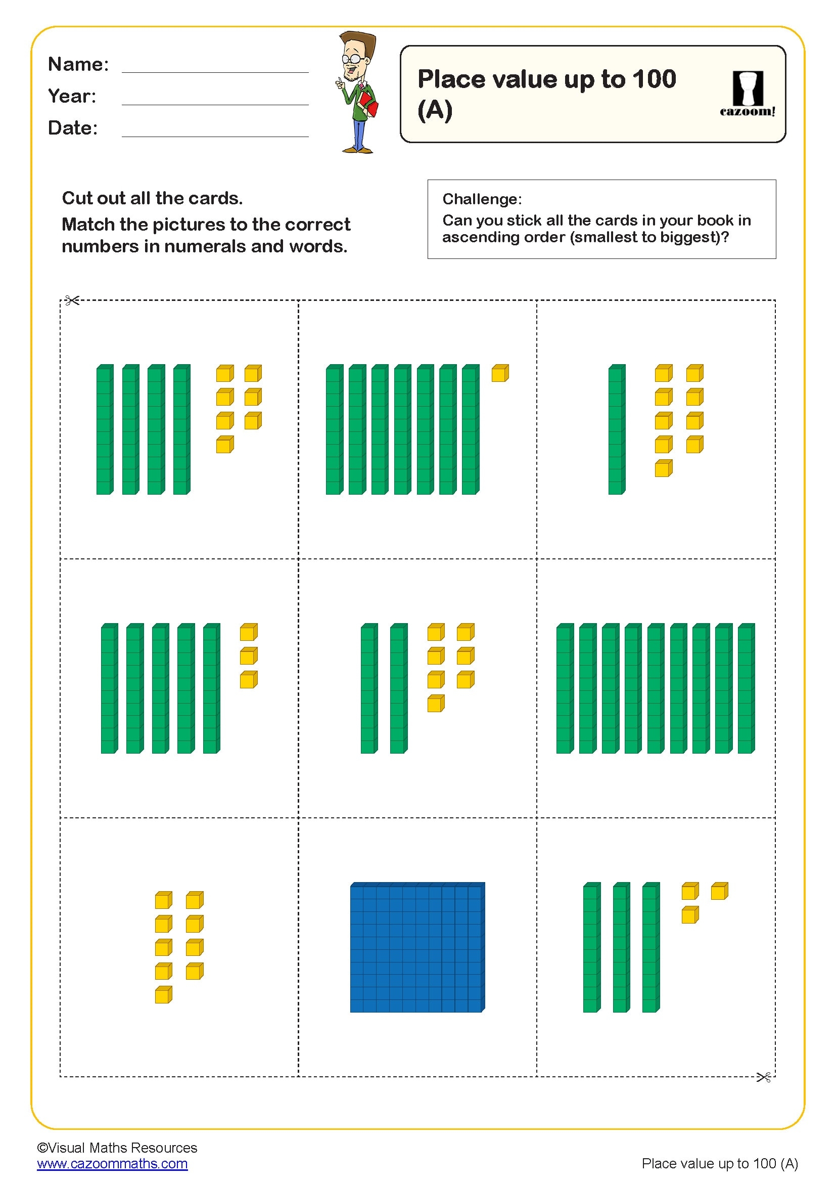 Printable Place Value Worksheets