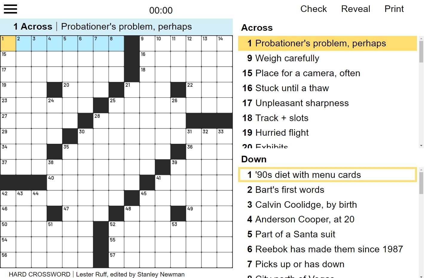 Aarp Printable Crossword Puzzles
