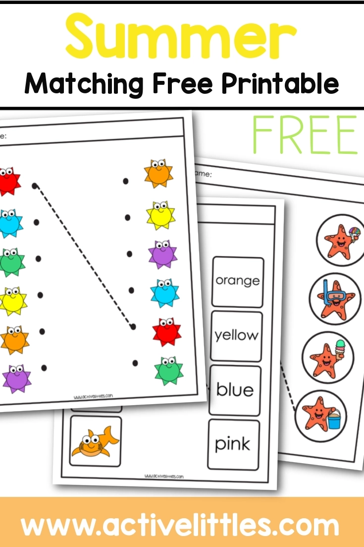 Free Printable Preschool Summer Worksheets