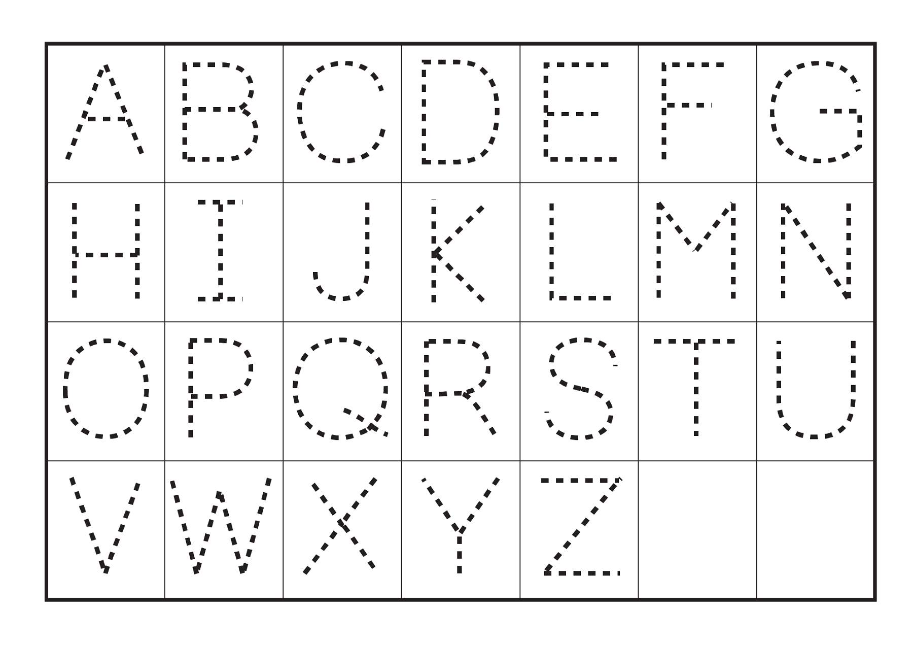 Free Printable Tracing Worksheets For Preschool