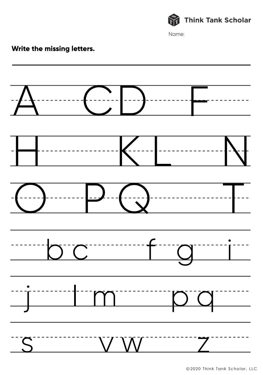 Preschool Worksheets Free Printable Pdf