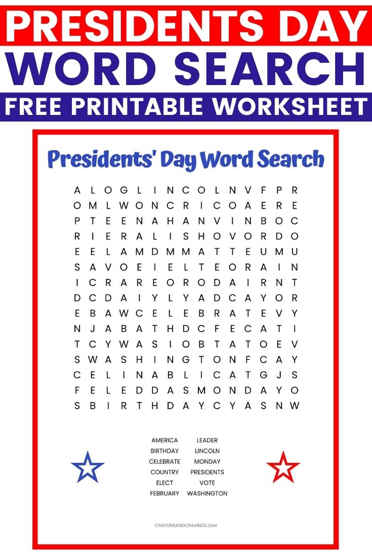 Free Printable Presidents Day Worksheets