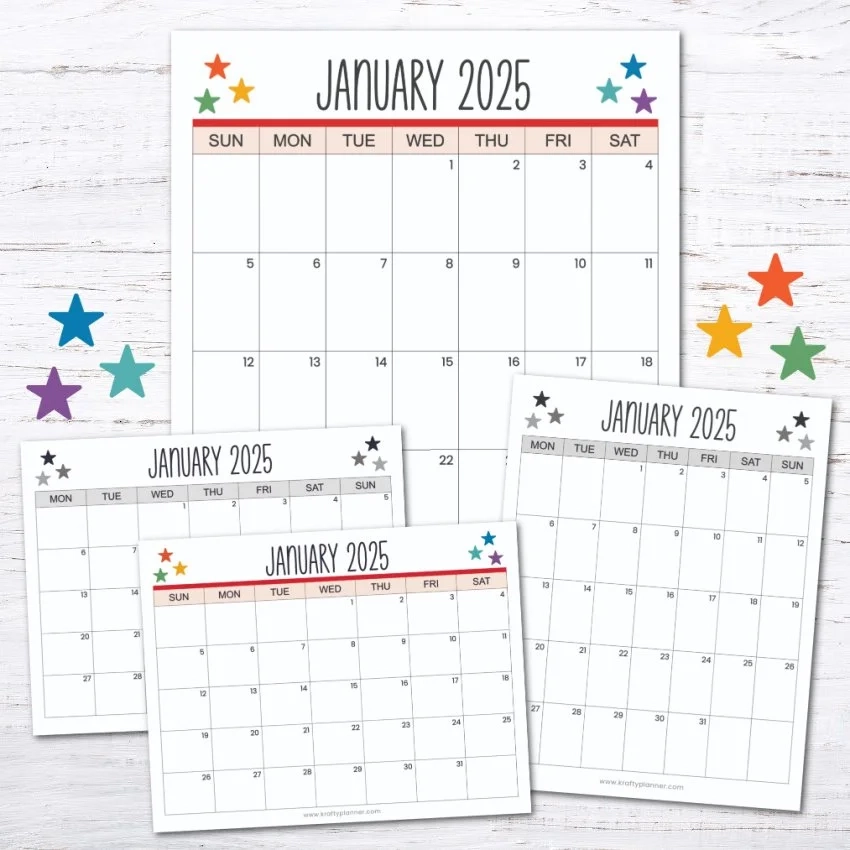 2025 Printable Free Calendar