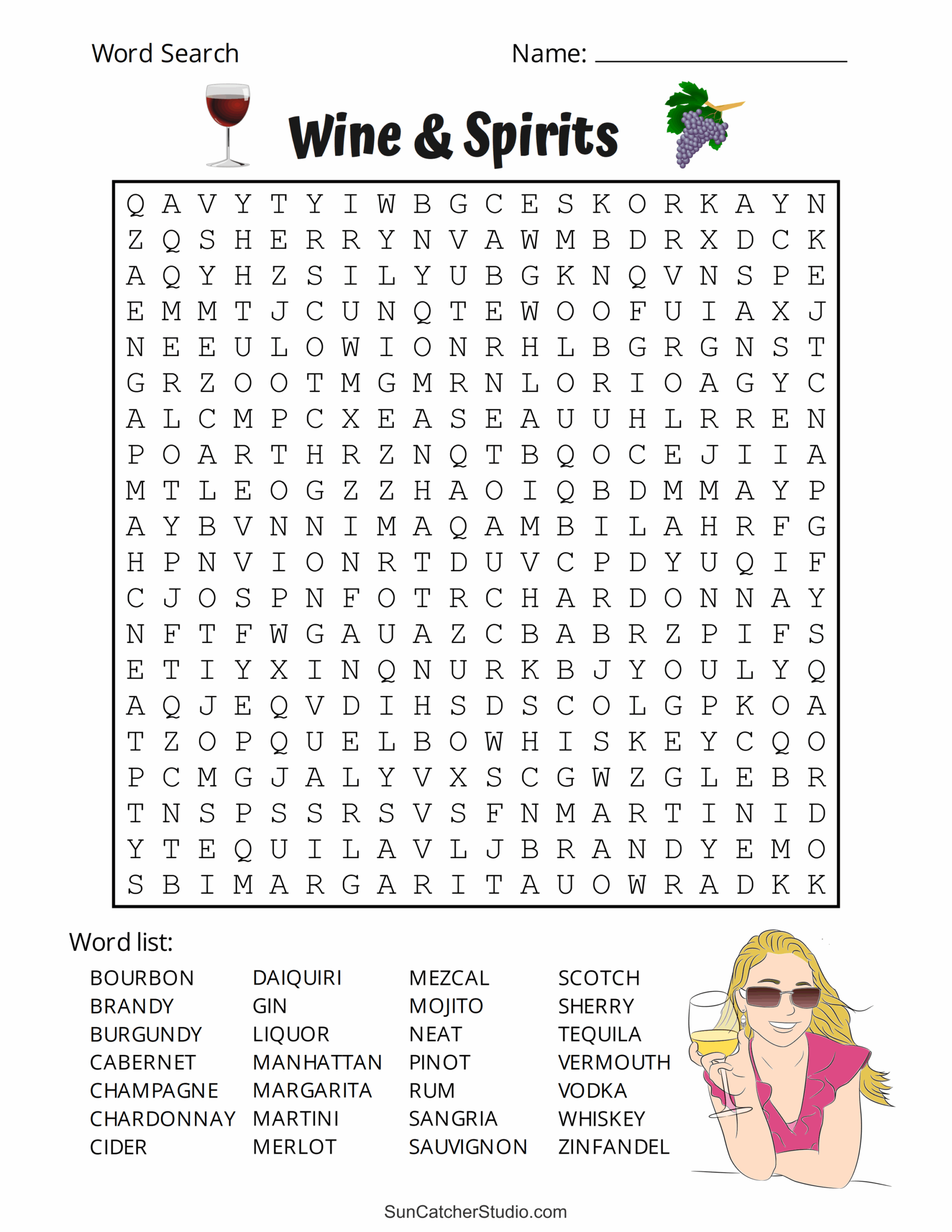 Printable Word Puzzles For Adults
