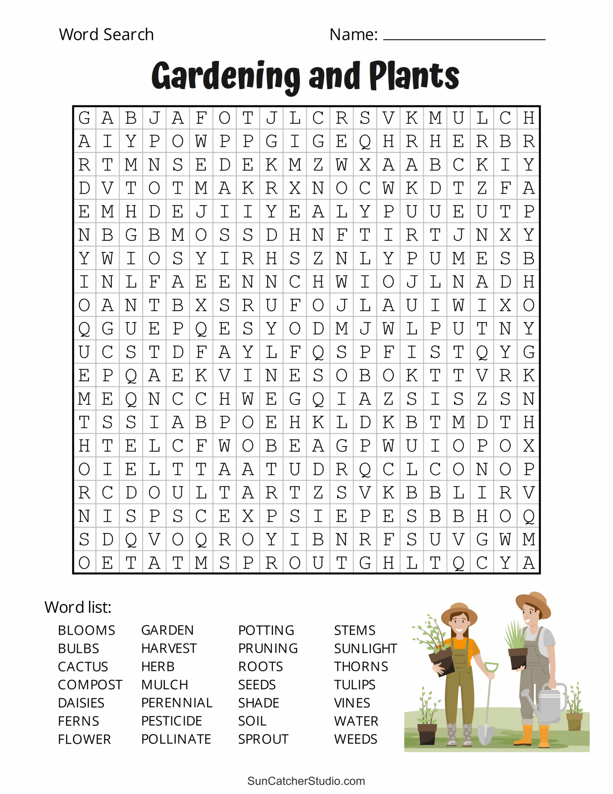 Printable Seek And Find Puzzles