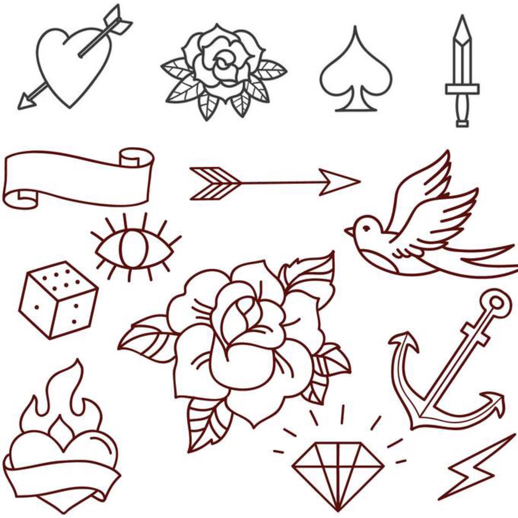 Small Printable Tattoo Designs