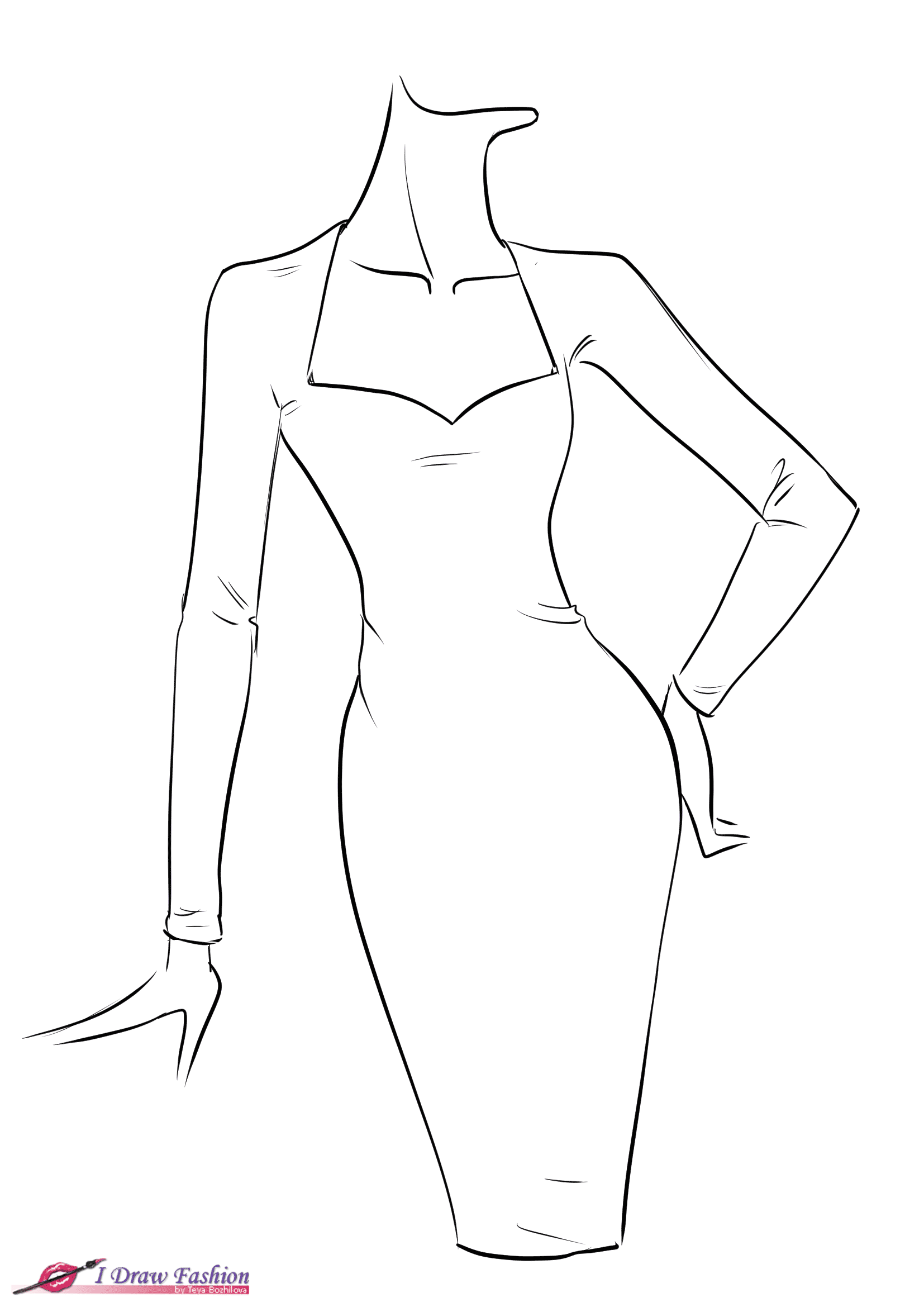 Printable Blank Fashion Design Templates