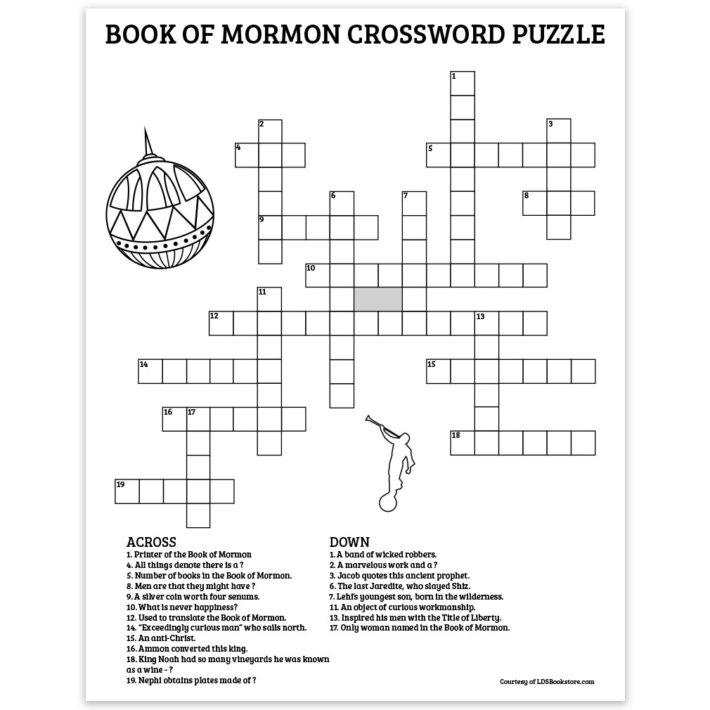 Printable Crossword Puzzles Book
