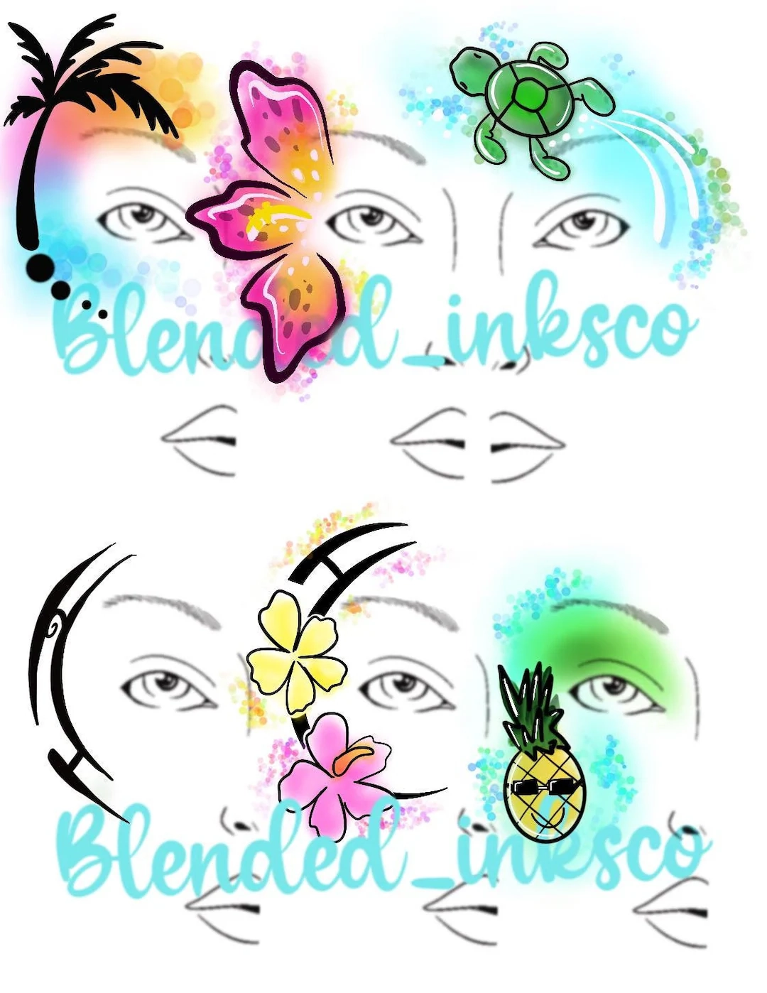 Face Paint Designs Printable