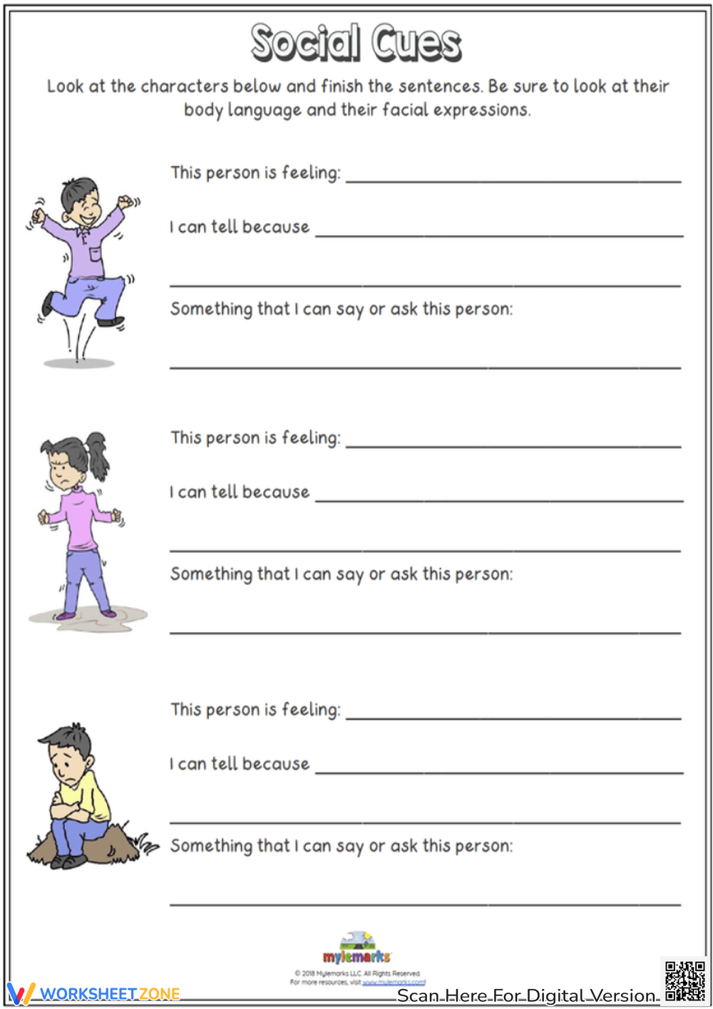 Printable Grade 2 Behavior Worksheets Worksheets Download