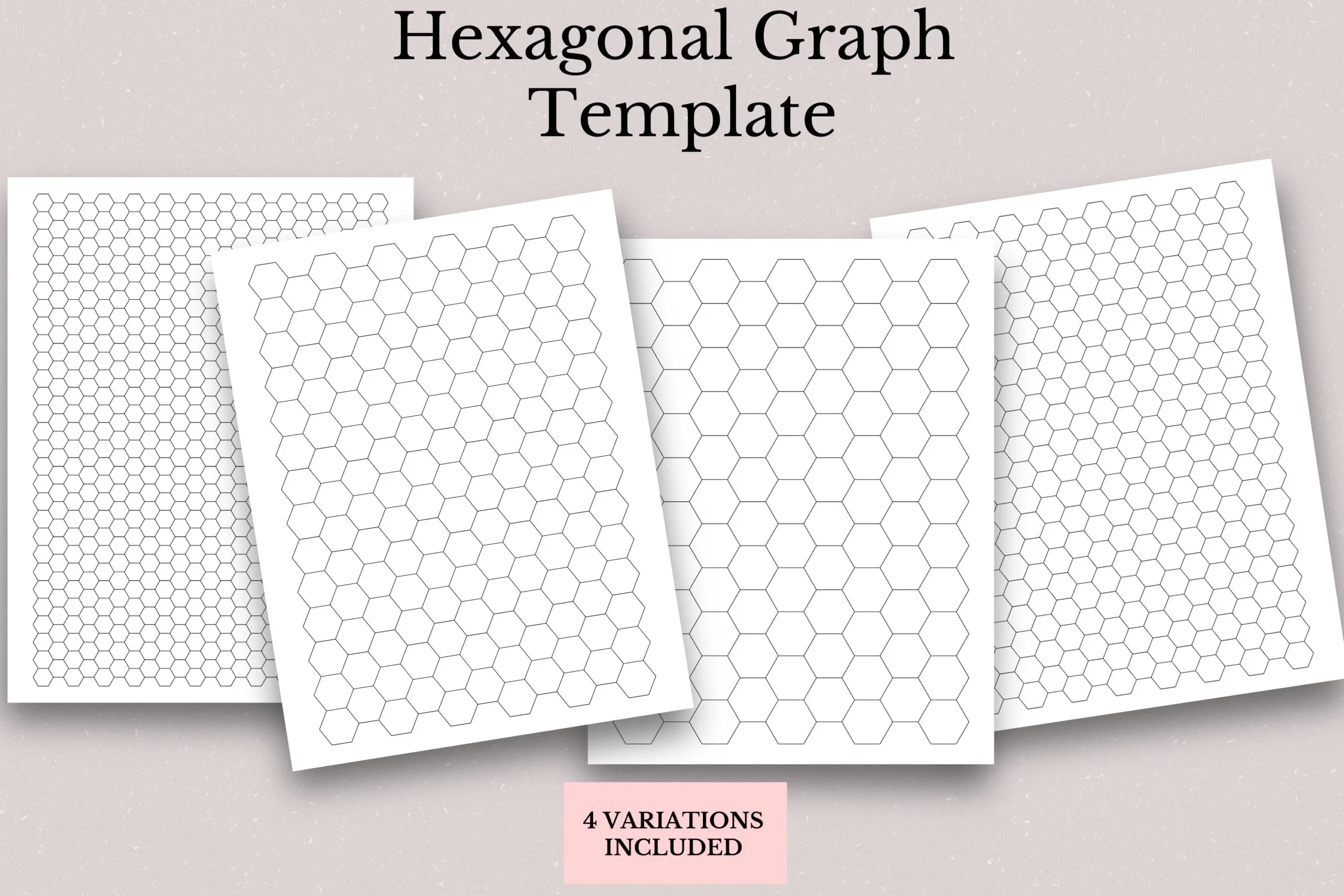 Hexagon Graph Paper Printable 8.5x11