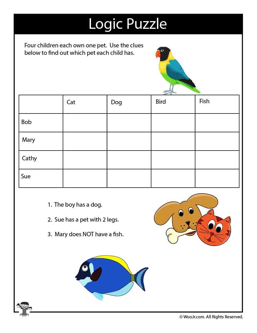 Printable Logic Puzzles For Kids Woo Jr Kids Activities 