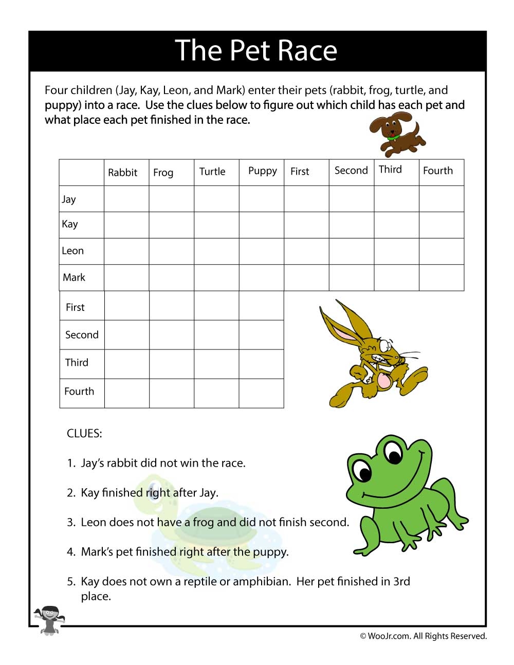 Printable Logic Puzzles For Kids Woo Jr Kids Activities 