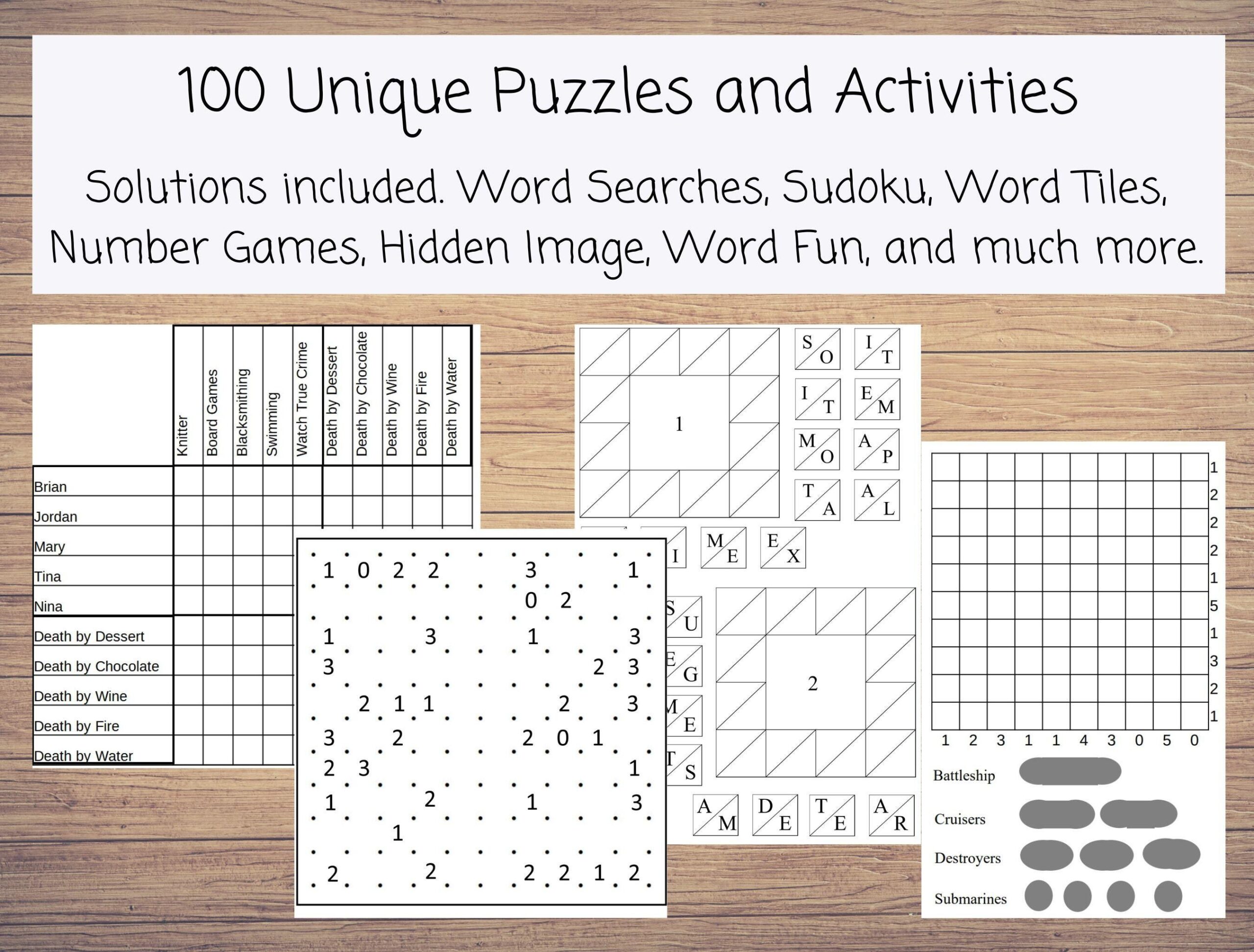 Brain Puzzles Printable